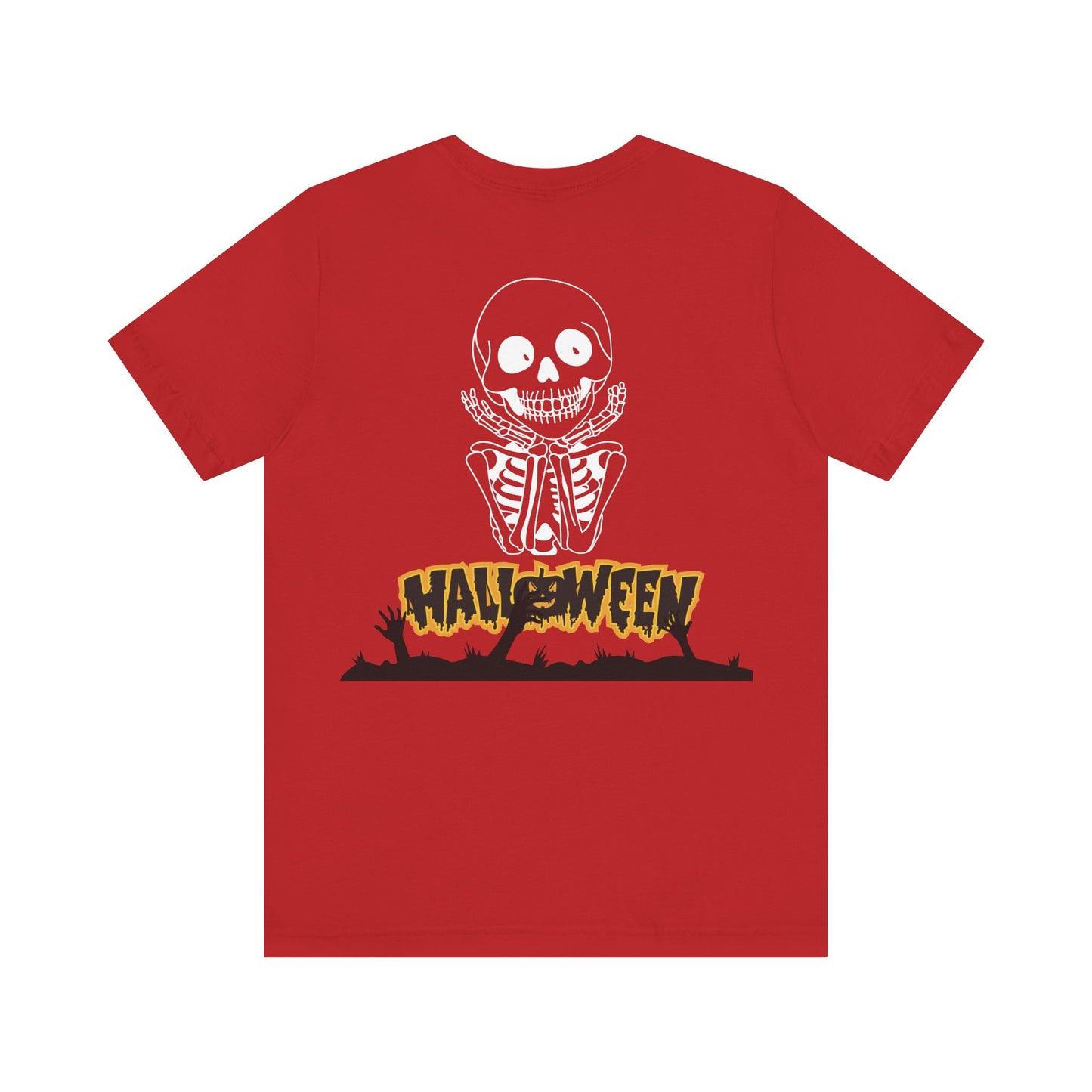 Halloween Graphic Tee,  T-Shirt, Spooky Skeleton Shirt, Grunge Style Halloween Apparel, Gifts for Halloween Lovers, Casual [...]