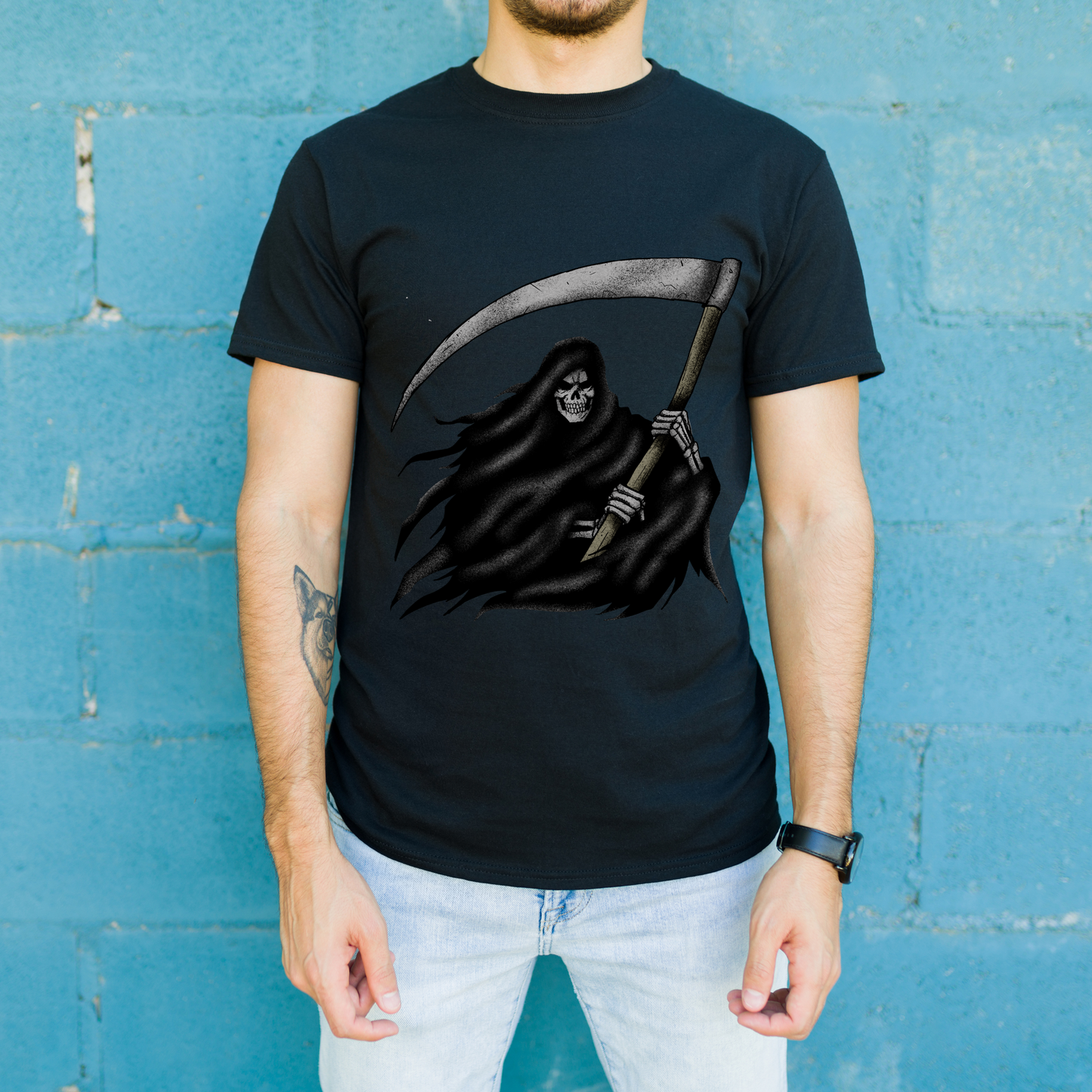 Halloween Graphic Tee,  T-Shirt, Spooky Skeleton Shirt, Grunge Style Halloween Apparel, Gifts for Halloween Lovers, Casual [...]